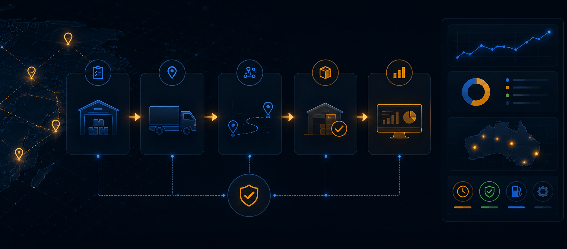 Logistics Operations workflow diagram