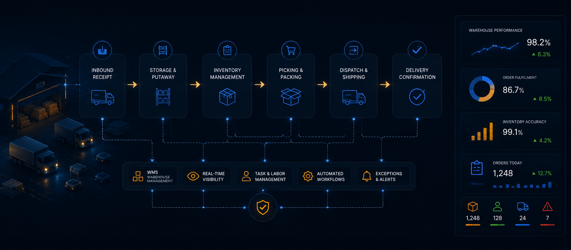 Warehouse Operations workflow diagram